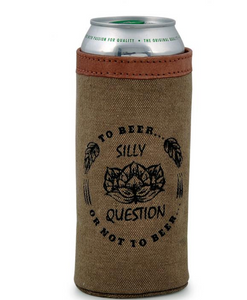 To Beer or not to Beer Canvas Can Sleeve