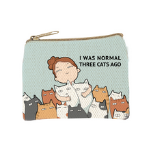 Was Normal 3 Cats Ago Graphic Coin Purse