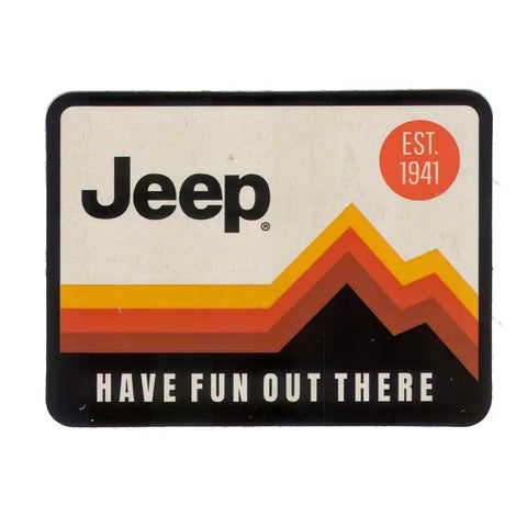 Have Fun Out There Jeep® Retro Sticker