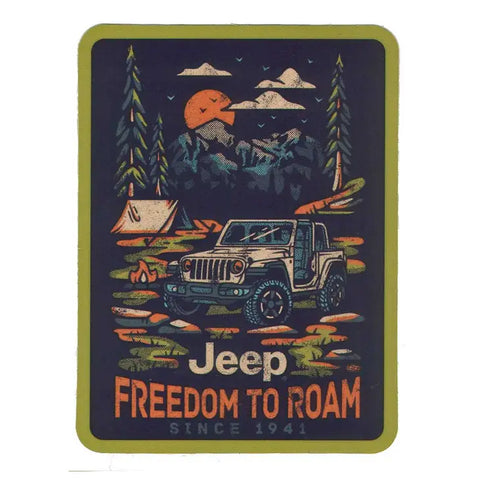 Freedom to Roam Jeep® Sticker