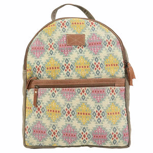 Multi Fabric Backpack